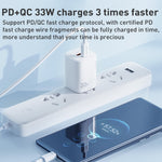 WK WP-U140 33W パワーシリーズ USB+USB-C/Type-C 急速充電器、仕様：USプラグ、33W USプラグ