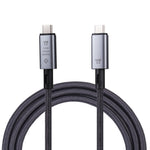 10Gbps 8K USB-C/Type-C から USB-C/Type-C ビデオケーブル USB 3.2 対応、長さ: 1m、10Gbps Type-C から Type-C