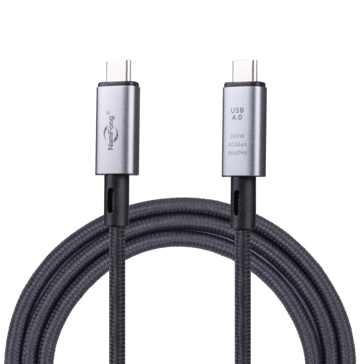 40Gbps 8K USB-C/Type-C から USB-C/Type-C ビデオケーブル USB 4 対応、長さ: 1m、40Gbps Type-C から Type-C