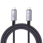40Gbps 8K USB-C/Type-C から USB-C/Type-C ビデオケーブル USB 4 対応、長さ: 1m、40Gbps Type-C から Type-C