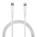 20W 9V/2A 1M USB-C / Type-C から 8ピン PD 急速充電ケーブル iPhone、iPad用、ケーブル長さ: 1m、20W 9V/2A