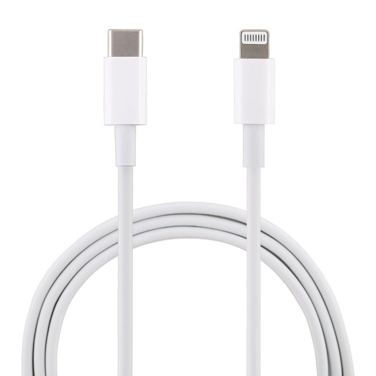 20W 9V/2A 1M USB-C / Type-C から 8ピン PD 急速充電ケーブル iPhone、iPad用、ケーブル長さ: 1m、20W 9V/2A