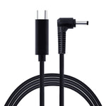 USB-C / Type-Cから4.0 x 1.7mmノートパソコン電源充電ケーブル、ケーブル長：約1.5m、Type-Cから4.0 x 1.7mmバレットヘッドへ