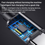 USB-C / Type-Cから4.0 x 1.7mmノートパソコン電源充電ケーブル、ケーブル長：約1.5m、Type-Cから4.0 x 1.7mmバレットヘッドへ
