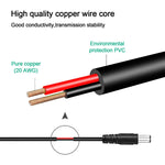 USB-C / Type-C から 5.5 x 2.1mm ノートパソコン用電源充電ケーブル、ケーブル長：約1.5m、Type-C から 5.5 x 2.1mm
