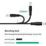 USB-C / Type-C から 5.5 x 2.1mm ノートパソコン用電源充電ケーブル、ケーブル長：約1.5m、Type-C から 5.5 x 2.1mm