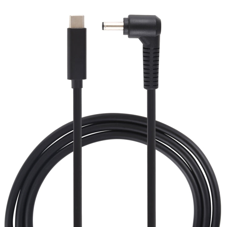 USB-C / Type-C から 4.0 x 1.35mm ノートパソコン用電源充電ケーブル、ケーブル長：約1.5m、Type-C から 4.0 x 1.35mm
