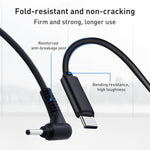 USB-C / Type-C から 4.0 x 1.35mm ノートパソコン用電源充電ケーブル、ケーブル長：約1.5m、Type-C から 4.0 x 1.35mm