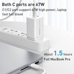 MOMAX UM30 PD 67W 急速チャージャー 電源アダプター、英国プラグ、英国プラグ