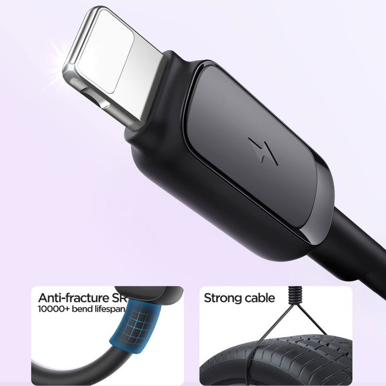JOYROOM S-AL012A14 マルチカラースシリーズ 2.4A USB to 8ピン 急速充電データケーブル、長さ:1.2m、USB to 8ピン