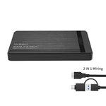 Onten UHD1 12.5インチ 外付けハードドライブケース 2in1ケーブル付き