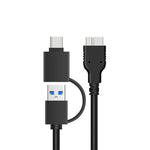 Onten UHD1 12.5インチ 外付けハードドライブケース 2in1ケーブル付き