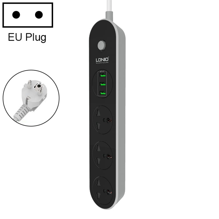LDNIO SC3301 3ポートUSB トラベルホームオフィスソケット、ケーブル長：1.6m、USプラグ、SAS8610AUS、SAS8610BUS、SAS8610EU、SAS8610UK