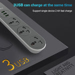 LDNIO SC3301 3ポートUSB トラベルホームオフィスソケット、ケーブル長：1.6m、USプラグ、SAS8610AUS、SAS8610BUS、SAS8610EU、SAS8610UK
