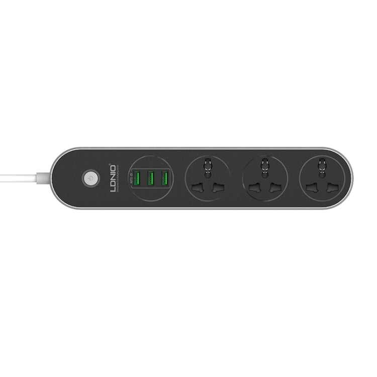LDNIO SC3301 3ポートUSB トラベルホームオフィスソケット、ケーブル長：1.6m、USプラグ、SAS8610AUS、SAS8610BUS、SAS8610EU、SAS8610UK