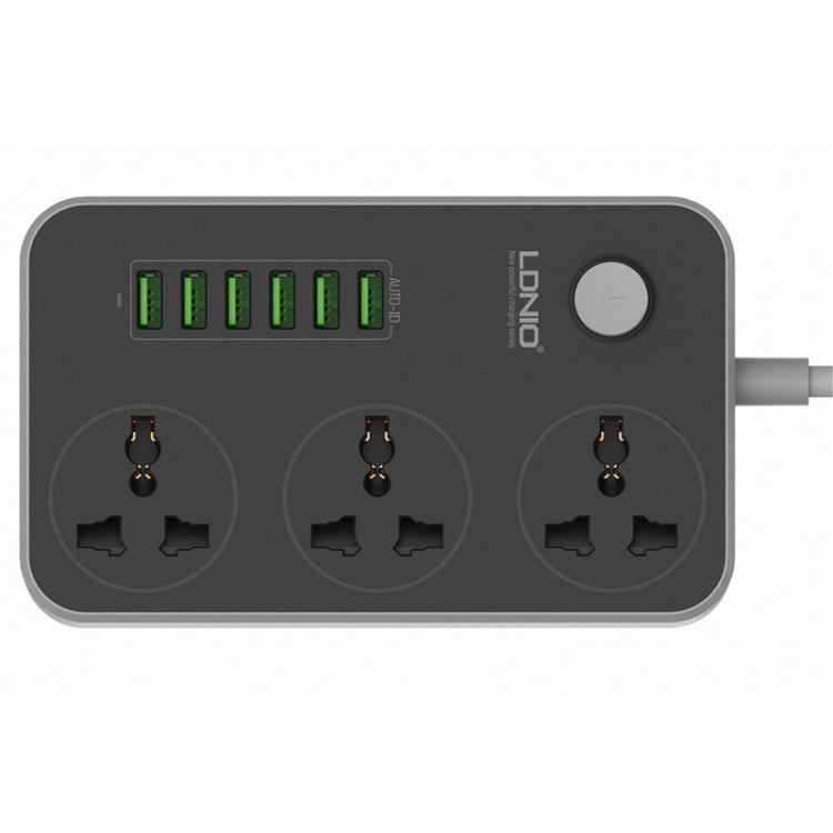 LDNIO SC3604 6ポートUSB 多機能トラベル・ホーム・オフィス用ソケット、ケーブル長さ：2m、米国プラグ、SAS8611AUK、SAS8611AUS、SAS8611BUK、SAS8611BUS、SAS8611EU