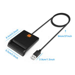 ROCKETEK SCR1 CAC ID SIM チップ スマートカードリーダー、SCR1