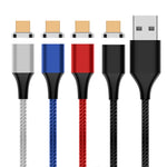 M11 5A USB から Micro USB ナイロン編み磁気データケーブル、ケーブル長さ: 2m、Micro USB