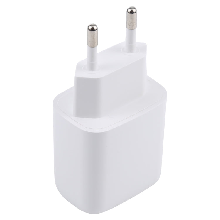 LZ-215A+C 20W QC 3.0 USB + PD 3.0 USB-C / Type-C 急速充電トラベルチャージャー、欧州プラグ、欧州プラグ