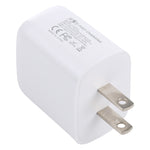 LZ-215A+C 20W QC 3.0 USB + PD 3.0 USB-C / Type-C 急速充電トラベルチャージャー、米国プラグ、米国プラグ