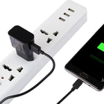 5V 2.1A インテリジェント識別USBチャージャー 1m USB to USB-C / Type-C充電ケーブル付き、欧州プラグ