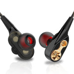 QKZ CK8 HiFi インイヤー 4ユニット スポーツ音楽ヘッドホン