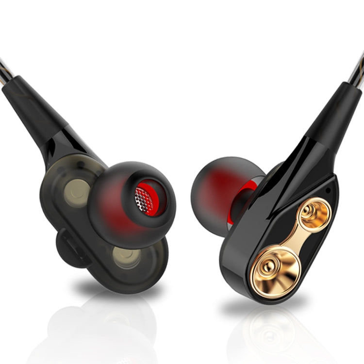 QKZ CK8 HiFi インイヤー 4ユニット スポーツ音楽ヘッドホン