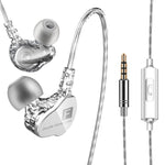QKZ CK9 HiFi インイヤー4ユニットスポーツ音楽ヘッドホン