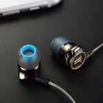 QKZ DM7 高品質インイヤーオールメタルスポーツ音楽ヘッドホン、ベーシックバージョン