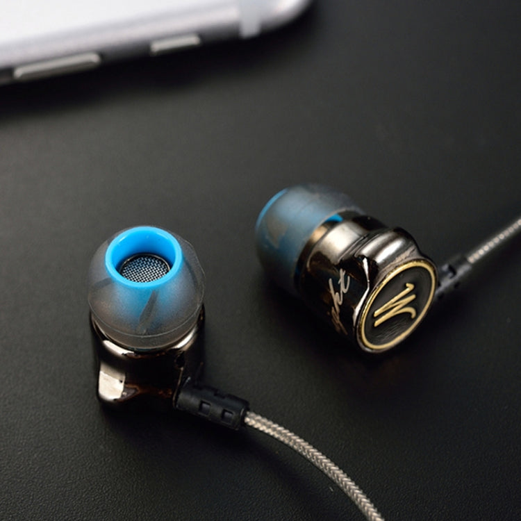 QKZ DM7 高品質インイヤーオールメタルスポーツ音楽ヘッドホン、ベーシックバージョン