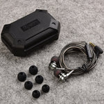 QKZ DM9 高品質インイヤーオールメタルスポーツ音楽ヘッドホン、マイク付きバージョン