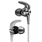 QKZ EQ1 CNCメタルシャークフィンヘッドホン スポーツ音楽ヘッドホン、マイク付きバージョン