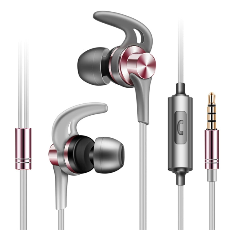QKZ EQ1 CNCメタルシャークフィンヘッドホン スポーツ音楽ヘッドホン、マイク付きバージョン