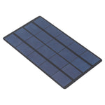 5V 3W 600mAh DIY 太陽光発電バッテリー ソーラーパネルモジュールセル、サイズ：110 x 190mm、5V 3W 600mAh 110 x 190mm