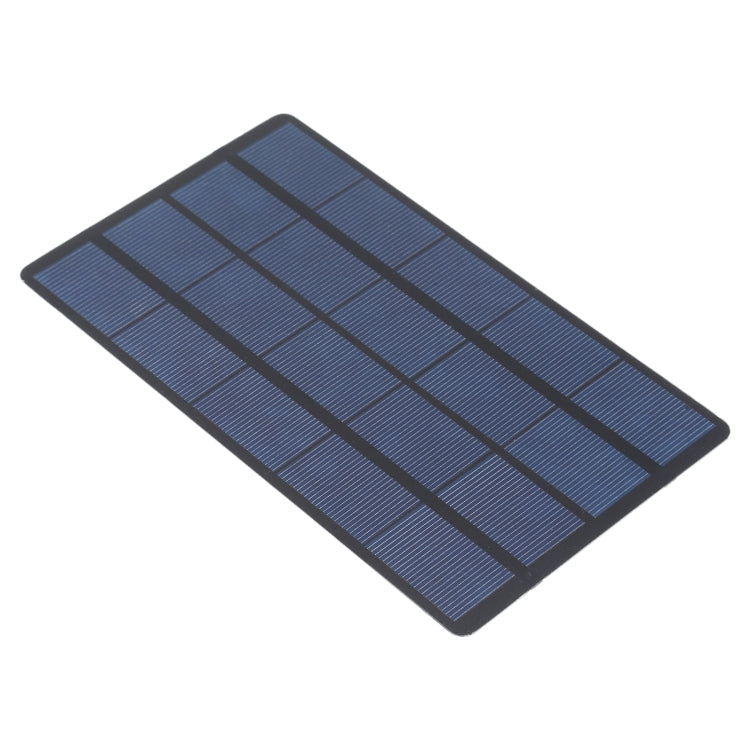 5V 3W 600mAh DIY 太陽光発電バッテリー ソーラーパネルモジュールセル、サイズ：110 x 190mm、5V 3W 600mAh 110 x 190mm