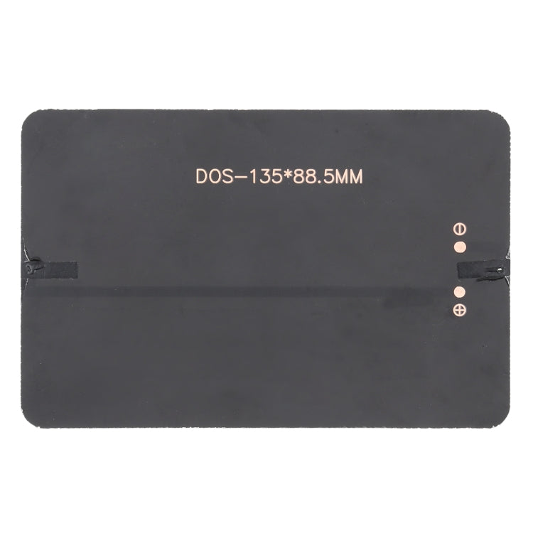 5.5V 1.5W 290mAh DIY 太陽光発電バッテリー ソーラーパネルモジュールセル、サイズ：135 x 88.5mm、5.5V 1.5W 290mAh 135 x 88.5mm