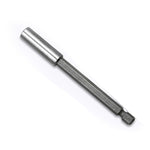 5個セット 1/4 電動バッチヘッド 高磁力連結棒 ピストルドリル延長棒スリーブ 速回転ジョイント 長さ: 100mm 100mmジョイント
