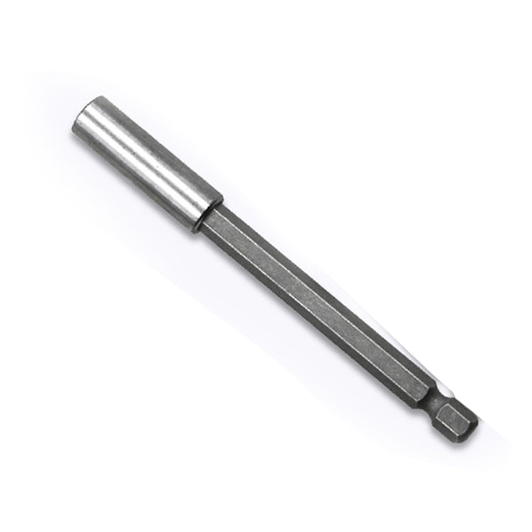5個セット 1/4 電動バッチヘッド 高磁力連結棒 ピストルドリル延長棒スリーブ 速回転ジョイント 長さ: 100mm 100mmジョイント