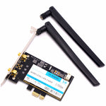 TX-9260AC ワイヤレス-AC デュアルバンド 802.11ac 1730Mbps デスクトップPCI-e WiFiアダプター＋Bluetooth 5.0 WLANネットワークカード Intel 9260ac用, TX-9260AC 1730Mbps