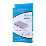 5-in-1 マイクロSD + SD + USB 3.0 + USB 2.0 + マイクロUSBポートからUSB-C / タイプC OTGコンボアダプターカードリーダー タブレット、スマートフォン、PC用、5-in-1（シルバー）、5-in-1（ゴールド）