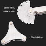 30点セット 米国ネジピッチスレッドブレード 60度 CRステンレススレッドゲージ、30点セットスレッドゲージ