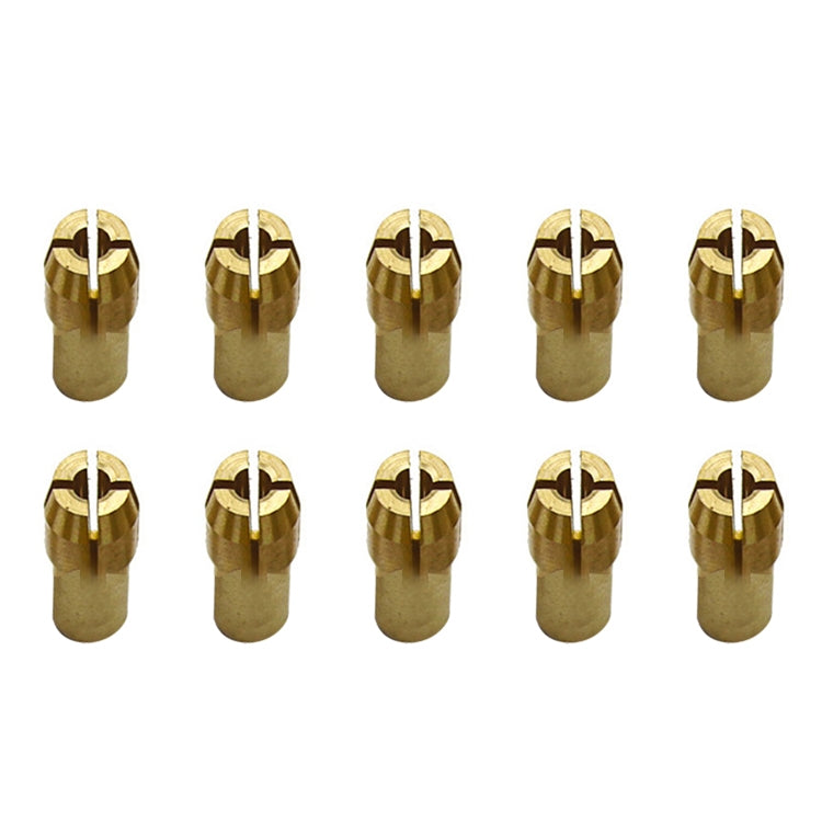 10個入り 三つ爪銅クランプナット 電動ミル用部品, 内径: 2.2mm, 内径: 2.2mm