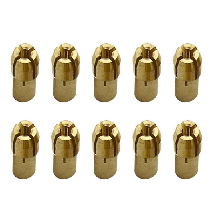 10点セット 三つ爪銅クランプナット 電動ミル用付属品、穴径: 2.0mm、穴径: 2.0mm