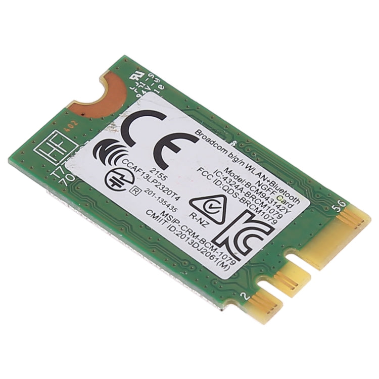 BCM943142Y M.2 NGFF ワイヤレス 150Mbps 802.11b/g/n Bluetooth 4.0 ネットワークカード、BCM943142Y