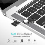 ミニ アルミ合金 USB-C / Type-C オス to USB メス OTGアダプターコネクター