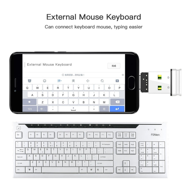 ミニ アルミ合金 USB-C / Type-C オス to USB メス OTGアダプターコネクター