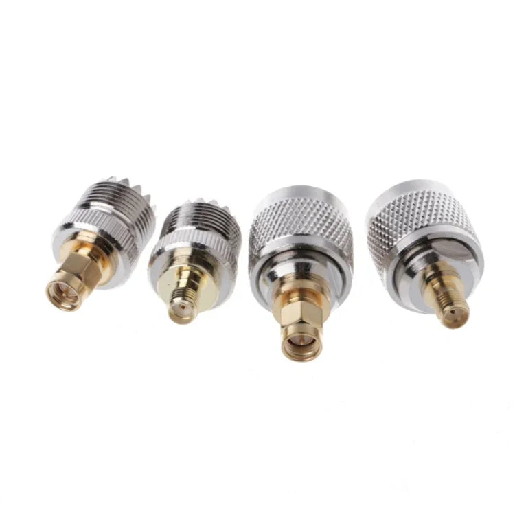 4個セット A13アダプターキット PL259 / SO239 から SMAオス / メスタイプ RFコネクター