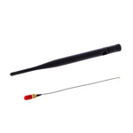 1セット RP-SMAオス 868 MHz ワイヤレスルーターアンテナ + 15 cm RP SMAメス to IPX 1.13ケーブル