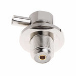 UHFメス SO239 直角 RFコネクター RG58 / RG142 LMR195同軸ケーブル用