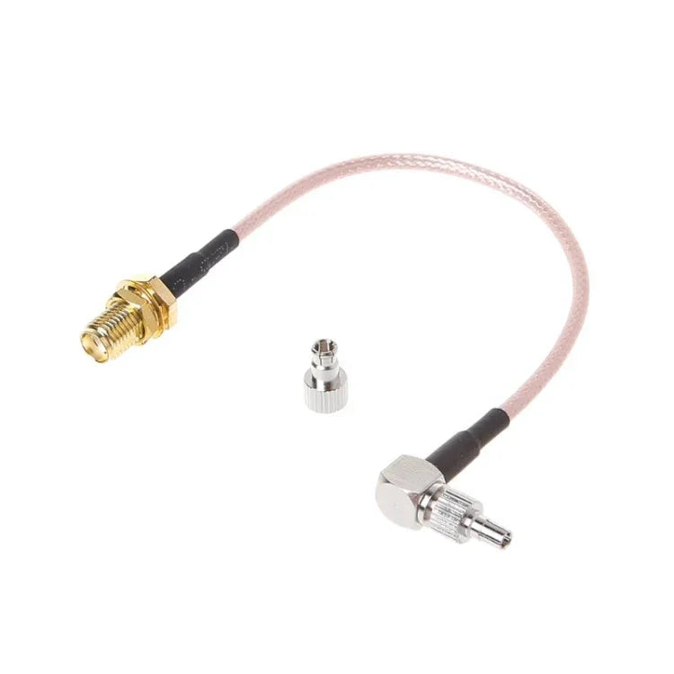 SMAメス - CRC9 / TS9 ダブル RF同軸コネクター RG316アダプターケーブル、長さ: 15cm